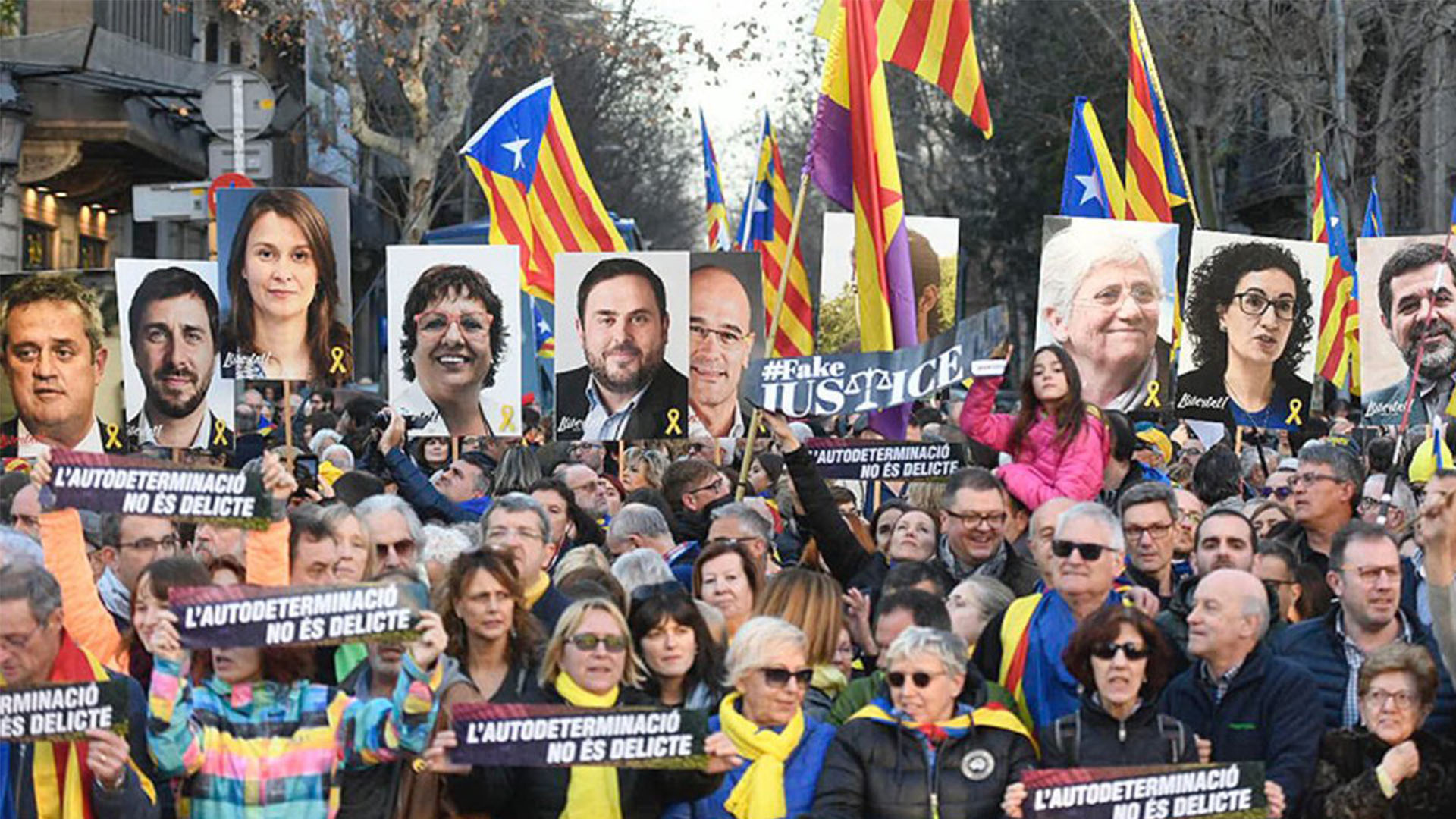 Catalonia continues to demand the liberation of their pro-independence leaders
